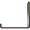 Ekena Millwork Steel Hanging Shelf Bracket, Hammered Dark Bronze 2"W x 6"D x 5 1/2"H BKTM02X06X05HSHDB - alternate 7